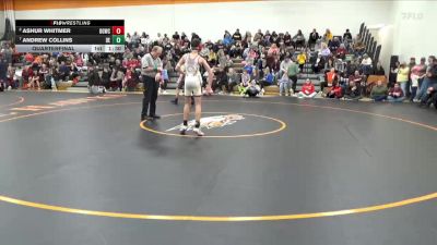 100 lbs Quarterfinal - Andrew Collins, DC Elite vs Ashur Whitmer, Big Game Wrestling Club