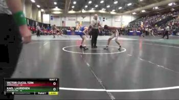 113 lbs Quarterfinals (8 Team) - Victor Cucul Tzin, Broken Bow vs Kael Lauridsen, Bennington