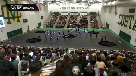 Icon Winter Guard "Los Angeles CA" at 2026 WGI Guard Manhattan Beach Regional+
