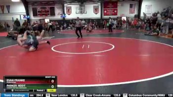 220 lbs Quarterfinal - Evan Franke, Muscatine vs Parker Heidt, Cedar Rapids Kennedy