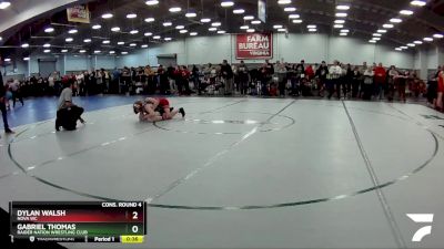 126 lbs Cons. Round 4 - Gabriel Thomas, Raider Nation Wrestling Club vs Dylan Walsh, Nova WC