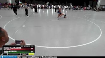 150 lbs Champ. Round 2 - Dana Wickson, Illinois vs Mohammad Rasheed, New Mexico