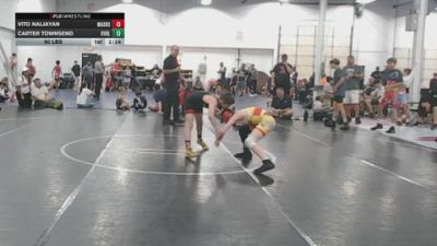 90 lbs Rr Rnd 3 - Vito Naljayan, Mat Assassins Red - BK8E vs Carter Townsend, Revival Black - BK8E