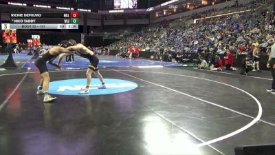 157 lbs Champ. Round 1 - Nico Taddy, West Liberty vs Richie DeFulvio, Millersville