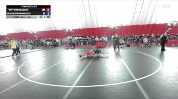 120 lbs Quarterfinal - Bryson Busler, Askren Wrestling Academy vs Blake Underwood, Wrestling Factory