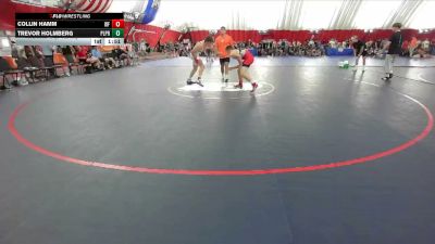 157 lbs Round 2 (8 Team) - Trevor Holmberg, Pequot Lakes Pine River-Backus vs Collin Hamm, Weyauwega-Fremont