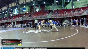 140 lbs Round 3 (8 Team) - Jersey Titman, Grand Island Girls vs Gracey Knajdl, Kearney Girls