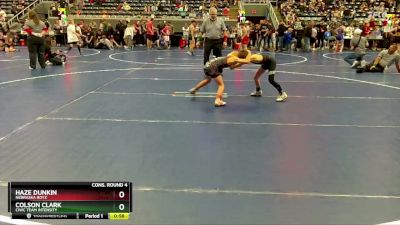 60 lbs Cons. Round 4 - Haze Dunkin, Nebraska Boyz vs Colson Clark, CIWC Team Intensity