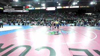6A 215 lbs Champ. Round 1 - Gage Ponton, Mountain View vs Jonah Frix, Meridian