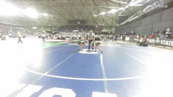 Girls 3A 110 lbs Champ. Round 1 - Camdyn Almquist, River Ridge (Girls) vs Rylee Brice, Kelso (Girls)