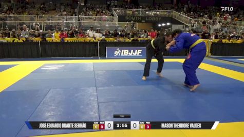 José Eduardo Duarte Serrão vs Mason Theodore Valdes 2025 Pan Kids Jiu-Jitsu IBJJF Championship