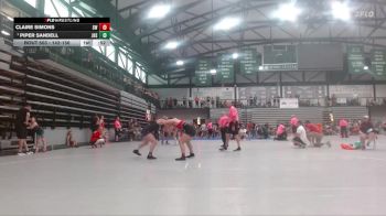 142-156 lbs Round 2 - Piper Sandell, Alber Athletics vs Claire Simons, Saber WC