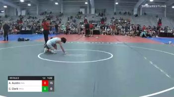 126 lbs Prelims - Andrew Austin, Roundtree Wrestling Academy Black vs Cameron Clark, Ragin Raisins Concord