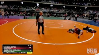 6A 107 lbs Quarterfinal - Vanessa Sixtos, Grand Prairie vs Shobhana Spielmann, San Antonio Reagan