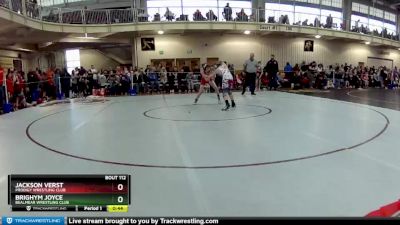 92 lbs Champ. Round 2 - Brighym Joyce, Bealmear Wrestling Club vs Jackson Verst, Prodigy Wrestling Club