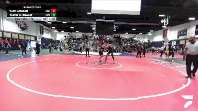 175 lbs Semifinal - Matin Ghanavat, Capistrano Valley vs Luis Catalan, Chaffey