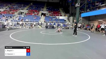 100 lbs Cons 32 #2 - Landen Bogard, Wisconsin vs Drew Dawson, Oregon