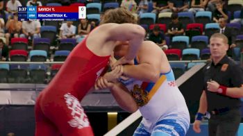 110 kg Repechage - Yahor Savich, Belarus vs Khachik Khachatryan, Armenia