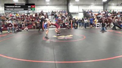 120 lbs Semifinal - Jonathan Miller, Berthoud vs Treysen Henderson, Lyman