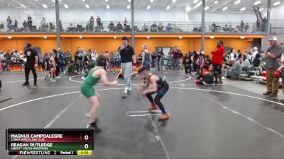 85 lbs Round 1 - Reagan Rutledge, Liberty Youth Wrestling vs Magnus Campoalegre, Cobra Wrestling Club