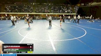 124 lbs Quarterfinal - Katelyn Bourgeois, Iowa vs Damiyah Williams, Female Elite Wrestling