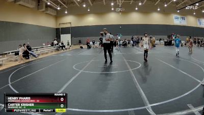 72 lbs Round 5 (10 Team) - Henry Pharis, Aggression Legionnaires vs Carter Krisher, Warriors WC