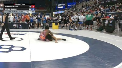 126 lbs Cons. Sub-rd Of 64 - Branden Wylie, Pennsylvania vs Ethan Kadish, Massachusetts