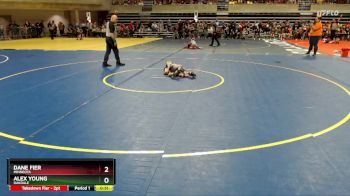 45 lbs Champ. Round 1 - Dane Fier, Minneota vs Alex Young, Oakdale