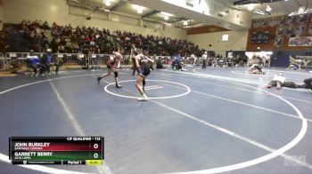 113 lbs Cons. Round 2 - Garrett Berry, Alta Loma vs John Burkley, Santiago Corona