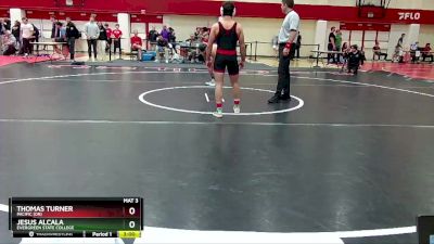 133 lbs Champ. Round 2 - Thomas Turner, Pacific (OR) vs Jesus Alcala, Evergreen State College