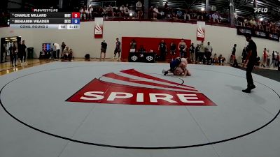 74 kg Cons. Round 2 - Charlie Millard, Minnesota - RTC vs Benjamin Weader, Southeast Regional Training Center, Inc