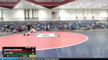 145 lbs Cons. Round 2 - Landon Lintermoot, OH vs Ryan Rink, IL