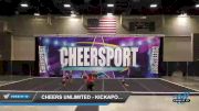 Cheers Unlimited - Kickapoo Chiefs [2022 L1 Tiny Day 1] 2022 CHEERSPORT Hot Springs Classic