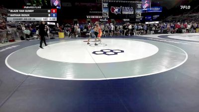 132 lbs Champ. Rd Of 16 - Blaze Van Gundy, OH vs Nathan Rioux, IN