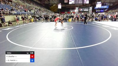 130 lbs Round Of 64 - Peyton Sheffer, VA vs Stella Pettitt, WI