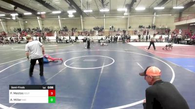 123 lbs Semifinal - Paislee Mestas, Southwest Hammers vs Ava Miller, Mat Burners WC