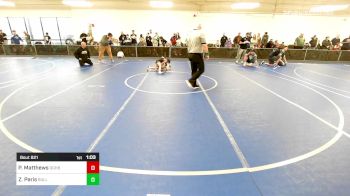 64 lbs Quarterfinal - Pepper Matthews, Doughboy vs Zachary Paris, Salem Bulldogs