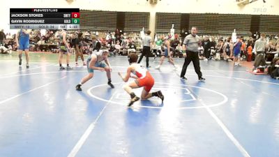 121 lbs Rr Rnd 2 - Jackson Stokes, Smitty's Barn - MSC vs Gavin Rodriguez, All I See Is Gold Academy - MSC