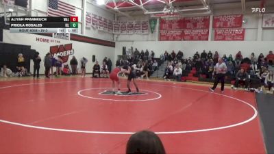 JV-3 lbs Round 3 - Pricila Rosales, Iowa City Liberty vs Aliyah Pfannkuch, Williamsburg