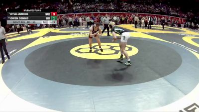 D1-150 lbs Champ. Round 1 - Kyle Jardine, Wadsworth vs Owen Dennis, Harrison
