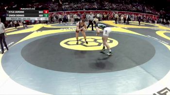 D1-150 lbs Champ. Round 1 - Kyle Jardine, Wadsworth vs Owen Dennis, Harrison