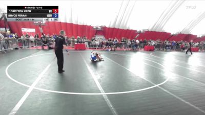 94 lbs 3rd Place Match - Dreyton Kren, Weigh-in Club vs Bryce Feran, Victory School Of Wrestling