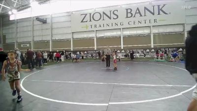 57 lbs Semifinal - Journey Whitford, Sanderson Wrestling Academy vs Renlee Archambault, Poplar Wrestling Club