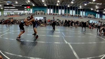 285 lbs Round 1 (6 Team) - Brady Comerford, Beebe Trained Blue vs Colton Hersey, Oakleaf WC