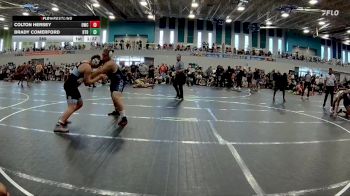 285 lbs Round 1 (6 Team) - Brady Comerford, Beebe Trained Blue vs Colton Hersey, Oakleaf WC