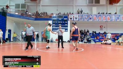 215 lbs Champ Round 1 (16 Team) - Grayson Diaz, Yorktown vs Maddux Robens, Heritage Hills