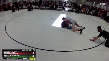 116 lbs Cons. Round 4 - Kellen Lovitt, Milford Wrestling Club vs Braxtin Fowler, Nebraska