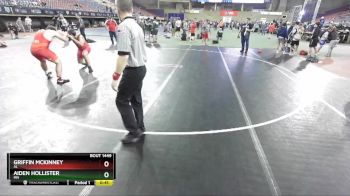 220 lbs Cons. Round 2 - Aiden Hollister, MN vs Griffin Mckinney, AL