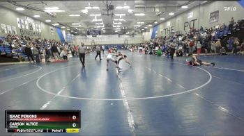 92 lbs Quarterfinal - Isaac Perkins, Sanderson Wrestling Academy vs Carson Altice, Empire