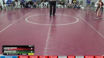 60 lbs Round 1 (8 Team) - Jacob Morrow, Legacy Red vs Brennan Hart, Dundee Wrestling (MI)
